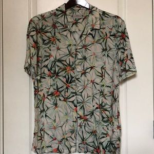 Allsaints camp shirt size small